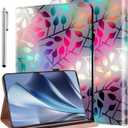 ALILANG Case for Samsung Galaxy Tab S6 10.5" 2019 (SM-T860/T865/T867) with Stylus, Shockproof Folding Stand Cover for Samsung Tab S6 Case-Maple Leaf