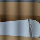 Superio Kitchen Trash Can with Swing Top Lid 9 Gallon Slim Waste Bin 37 Qt Sturdy Plastic Garbage Can Medium Recycling Bin for Office, Bathroom, Under Counter, Dorm, Bedroom (White)