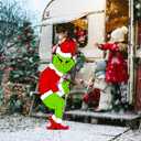 Greenchs Christmas Decorations Greenchmas Yard Signs with Stakes Extra Large for Christmas Outdoor Decorations - Xmas Outdoor Yard Sign Lawn Decor 40-17inches