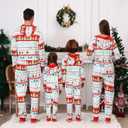 VNVNE Matching Christmas Onesie Pajamas for Women/Men/Couples/Family, Xmas Holiday Long Sleeve One-Piece Adults Pjs Sleepwear (S)