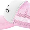 I'm A Liability Hat Funny Trucker Hats Adjustable Classic Fishing Cap for Men and Women Pink (Pink)