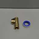 30 PSI Pressure Relief Valve with 3/4 NPT Female Thread Pipe Adapter, 3/4 NPT Brass Boiler Relief Valve with PTFE Thread Seal Tape for Hot Water and Cold Water Systems