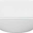 Corelle Vitrelle 2-PC Large 1-Qt Glass Serving Bowl, Crack and Chip Resistant, Square Serving Trays, White
