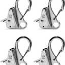 Quick Release Boat Fender Clip Boat Bumper Clip (Silver)