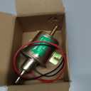 Electric Fuel Pump 12V Universal Low Pressure 12 Volt Transfer Inline Fuel Pump for Lawn Mower Carburetor Gas Diesel Engine 2.5-4psi HEP-02A