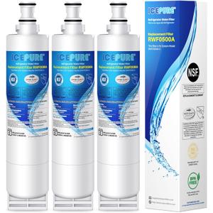 ICEPURE 4396508 Replacement for Whirlpool 4396510, EDR5RXD1, PNL240V, 4396508p, 4396547, 4392857, LC400V, WF-NLC240V,46-9010, Every drop Filter 5 Refrigerator Water Filter, 3 PACK