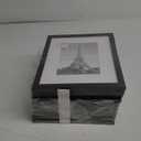 Upsimples 8x10 Picture Frame Set of 10, Display Pictures 5x7 with Mat or 8x10 Without, Multi Photo Frames Collage for Wall or Tabletop Display, Black
