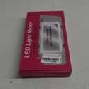 SINGARO Car Sun Visor Vanity Mirror - Rechargeable Makeup Mirror with 60 LEDs, 3 Light Modes & Dimmable Touch Control for Cars, Trucks, SUVs, Car Interior Accessories for Women  (1PCS)