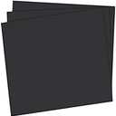 School Smart Railroad Poster Board Paper, 22 x 28 Inches, 4-Ply, Black, Pack of 25