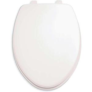 5020A65G.020 Elongated Toilet Seat Replacement for American Standard Traditional Slow Close Toilet Seat Replacement Parts, Soft Close Toilet Bowl Seat Cover and Lid, White