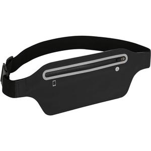 Fanny Packs for Women, Waterproof Fanny Pack for Men, Adjustable Running Belt Waist Pack Slim Expandable Pocket Belt Black, iPhone Running Holder Cell Phone Elastic Waist Pouch Bag for Galaxy