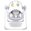 Baby Swings for Infants, Portable Baby Swing with 5-Speed, with Music and Timing for 0-9 Months 6-20 lbs