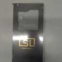 LSL Case for iPhone 16 Plus Black Floral Flower Pattern Print Design Soft TPU Full Camera Lens Anti-Drop Anti-Scratch Shockproof Protective Slim Cover for Women Girls