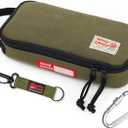 Rough Enough Small Tool Bag Pouch Box EDC Organizer Storage Case for Accessories with Zipper Portable Handle