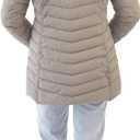Nine West Women's Nine West 29-inch Short Puffer Women’s Coat, XL Taupe