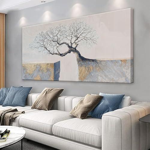 Suconvng Modern Large Wall Art For Living Room 29 X 58 Inches Wall Art Elegant Tree Of Life Canvas Wall Art Decor Motivational Wall Decor Landscape Paintings Picture For Bedroom Home Office Artwork