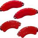 AOOA Red Caliper Covers Disc Brake Caliper Covers Caliper Paint Fit for KIA Carnival 2022-2024（Front and Rear), 4 Piece