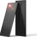 Bifacial 100 Watt Solar Panel, 12V 100W Monocrystalline Solar Panel Panel High Efficiency Module Monocrystalline Technology Work with Charger for RV Camping Home Boat Marine Off-Grid
