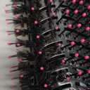 Hair Dryer Brush, 4 in 1 One Step Hair Dryer and Styler Volumizer, Professional Hot Air Brush with Negative Ion Anti-frizz Blowout for Drying, Straightening, Salon, Black Pink