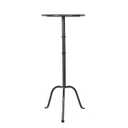 Creative Co-Op Metal Martini Table (Black)