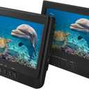Onn 10" Dual Screen Portable DVD Player Kit with Storage Bag (1000122641)™