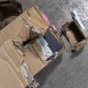 8FT Aluminum Black Handrail, 4 Pack Rectangular Flat Top Hand Rail Prefect for Coastal Projects, Deck Railing Top Rail Square Tube with 8 Nylon End Cap for Indoor Outdoor Stairs DIY Balustrade