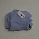 ZESICA Women's 2025 Summer Boho Spaghetti Strap Square Neck Solid Color Ruffle A Line Beach Long Maxi Dress (Blue) Small