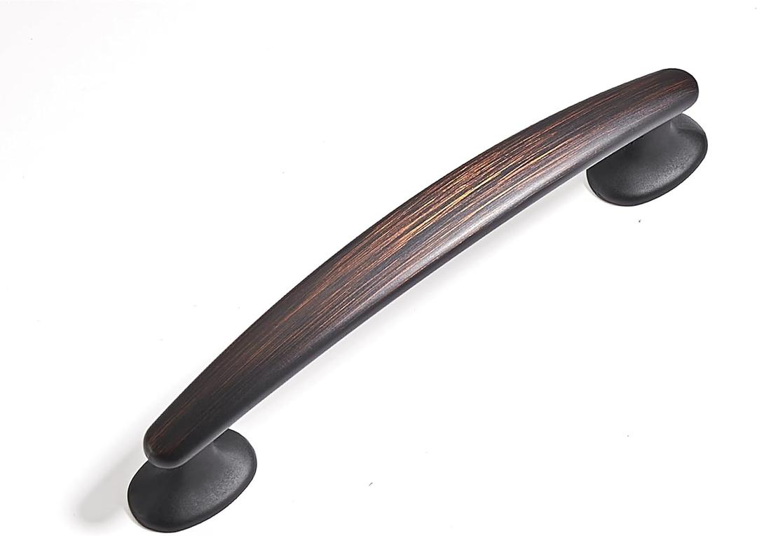 10 Pack 3-3/4 inch (96mm) Cabinet Pulls Oil Rub Bronze Drawer Pulls Kitchen Cabinet Hardware Drawer Handles Knobs.