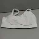 RUNNING GIRL Sports Bra for Women High Support, Molded Cup High Impact Sports Bras with Sewn in Pads Workout Running Bra (Large, White)