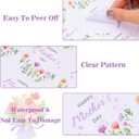7 x joycraft 60Pcs Mothers Day Stickers, 2 Inch Floral Happy Mother's Day Stickers, Colorful Flower Self Adhesive Gift Labels for Present Wrapping, DIY Card, Envelope Seal, Cookie Bags, Bouquet