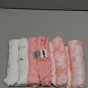 GLLQUEN BABY Receiving Blanket Boy Cotton Muslin Swaddle Blankets Girl Newborn Squares Breathable & Soft Thin Baby Blankets Cloths Double Absorbent Infant Swaddling Wrap - 6 Pack (Rosebud)