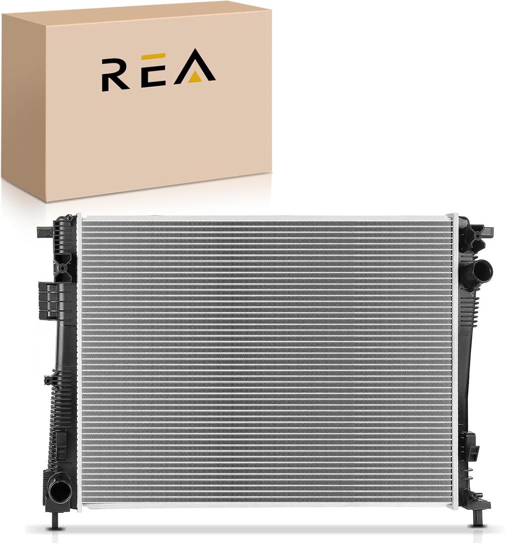 Engine Coolant Radiator Assembly with Transmission Oil Cooler Compatible with Chrysler Pacifica 3.6L 2017-2022, Voyager 3.6L 2020-2022 Replace 13642 68217319AD