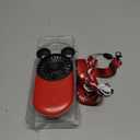Cute Mouse Personal Mini Fan, Rechargeable Handheld USB Fan, 3 Adjustable Wind Speeds and Wearable Design, Portable Pocket Size for Travel/Outdoor/Vacation/Park Trip (Red+Yellow)