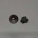 Drain Buddy Ultra Flo No Installation 2 in 1 Clog Preventing Tub Drain Stopper and Hair Catcher for 1 3/8" to 1.5" Bathtubs and Utility Sinks Oil Rubbed Bronze Metal Cap