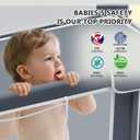 G TALECO GEAR Foldable Playpen for Babies and Toddlers, 59"x71" Portable Play Yard with Mat, Kids Collapsible Play Pen with Sturdy Metal Frame & Mesh Walls, Indoor & Outdoor Baby Fence Play Area