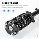 Front Complete Shock Absorber Fit for Honda Accord 2.4L 3.5L FWD 2008-2012, Struts Assembly w/Coil Spring, Replace for 172562L 172562R