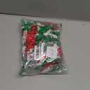 HUIHUANG Red White Green Bows for Gift Wrapping Christmas Curly Gift Bows 6 inch Self Adhesive Christmas Bow for Presents Gifts Bags Gift Basket - 6 Counts