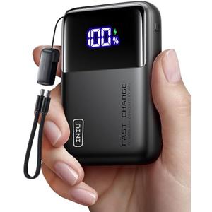 INIU Power Bank, 20000mAh 65W Ultra Compact USB C Laptop Portable Charger, PD QC Fast Charging 3-Output External Battery Pack for Laptop MacBook iPad Tablet Steam Deck iPhone 16 15 14 Pro Samsung S22