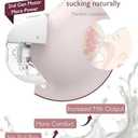 Momcozy Breast Pump Hands Free M5, Wearable Breast Pump of Baby Mouth Double-Sealed Flange with 3 Modes & 9 Levels, Electric Breast Pump Portable - 24mm, 2 Pack Cozy Red