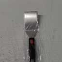 Small Spatula for Cast Iron Skillets, Full Tang silicone Handle, Heat Resistant, Commercial Grade Heavy Duty Turner, Press Burger Spatula Turner for Flipper, Cooking, Serving, 2.7" Wide