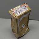 RACETOP 32 Pack Small Paper Gift Bags with Handles, 5.8"3.2"8.25" Kraft Paper Party Favor Bags Bulk for Kids Birthday, Baby Shower, Crafts, Wedding, Party Supplies (8 Colors) (Green)