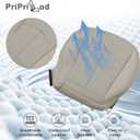 Priprilod Beige Perforated Leather Driver Side Bottom Replacement Seat Cover Compatible with Compatible with Mercedes Benz E280 E300 E320 E350 E500 E550 2003 2004 2005 2006 2007 2008 2009