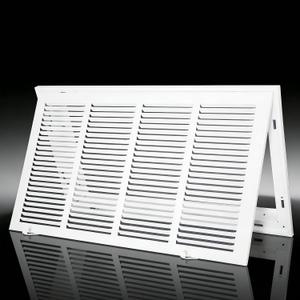 Steel Return Air Filter Grille,Return Vent Cover for Wall or Ceiling [Duct Opening Size] Removable Face/Door for 1 Inch Filters (24"W x 12"H Duct Opening)