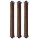 Overnight Blowout Rods | Heatless Curls Rollers Hair Curlers to Sleep In Foam Rolls Velvet Satin Long Short Curling Blow Out Look No Heat Dry Thin Thick Tools Set Soft by VISOFO (Brown, Set of 3)