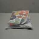 zokyer Kids Shower Curtain Set Colorful Rainbow Mid Century Retro Polka Dot Orange Fun Geometric Blue Abstract Bright Bathroom Decor with Non-Slip Rugs Toilet Lid Cover U Shape Mat 12 Hooks (60Wx72L)