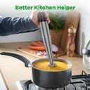 Turelar Immersion Blender Handheld Corded Hand Blenders Set 1100W, Trigger Variable Speed 5 in 1 Stick Emulsifier with Chopper, Whisk and Frother for Soup, Baby Food and Smoothies,Black