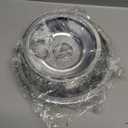 WB314 Range Burner Bibs Chrome Bowls Pans for GE Replaces WB31K10265 PS8754846 AP5791287 AP5791288 Includes 3 of WB31M16 6" Small Bowls and 1 of WB31M15 8" Large Bowl - Chrome Burner Bowl Set