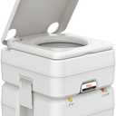 SEAFLO Portable Toilet for RV, Boat, and Camping (5.3 Gallon - Multifunctional)