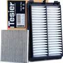 Engine Cabin Air Filter Kit for Tucson/Santa Cruz(2022-2025),Sportage(2023-2025),Sorento/Santa Fe(2021-2025),Sonata (2020-2025),NOT FOR HYBRID