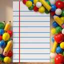 SmoothNovelty Giant Notebook Graduation Backdrop Decorations 3.28 x 1.97 ft Notebook Congrats Grad Backdrop with Support Graduation Outdoor Photo Booth Welcome Party Supplies, 39.37 x 23.62 inches